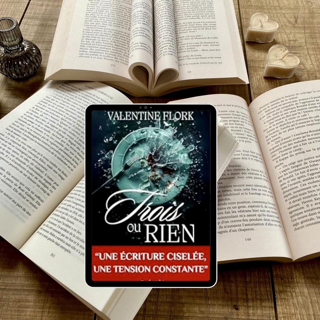 J’ai lu « Trois ou rien » de Ventine Flork aux éditions Lorelei que je remercie pour ce sp. 